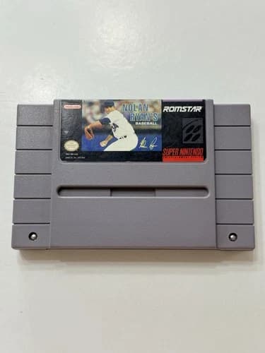 Nolan Ryan's Baseball (Super Nintendo Entertainment System SNES, 1992) Cart Only