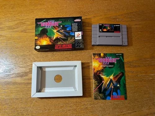 Gradius III 3 Complete In Box Super Nintendo Game Konami SNES CIB