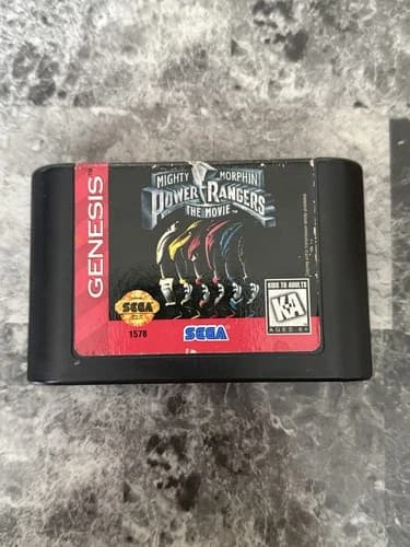 Mighty Morphin Power Rangers: The Movie (Sega Genesis, 1995) Cart Only