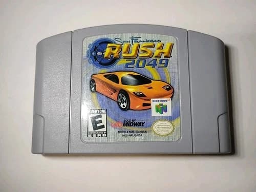 San Francisco Rush 2049 (Nintendo 64, N64) Authentic! Working Cartridge