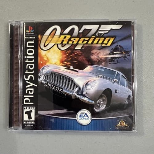 007 Racing - Sony PlayStation 1 (PS1) Complete in Box CIB Working/Tested