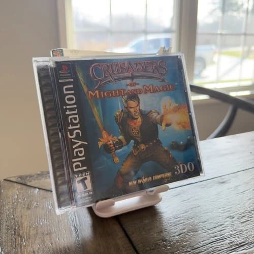 Crusaders of Might and Magic (Sony PlayStation 1, 2000) PS1 Complete CIB W/ Reg