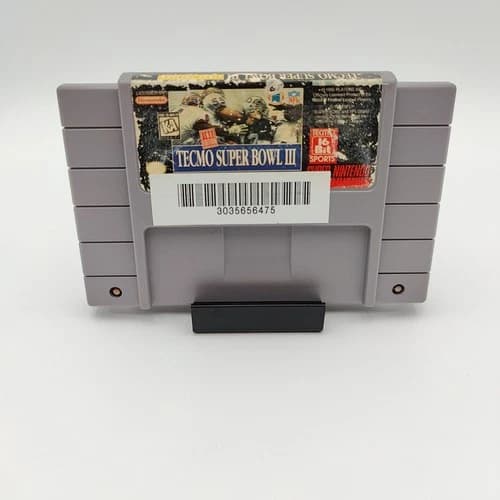Tecmo Super Bowl III (Super Nintendo SNES, 1995) Final Edition Working
