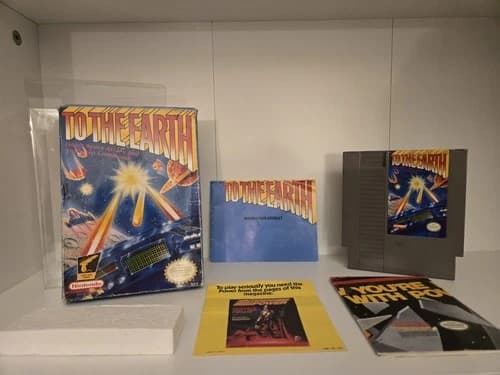 To The Earth Nintendo Entertainment System NES Complete In Box CIB
