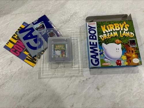 Kirby's Dream Land (Nintendo Game Boy, 1992) CIB Complete In box