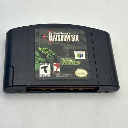 Tom Clancy's Rainbow Six 64 - Nintendo 64 N64 Game Cartridge *Tested & Working *