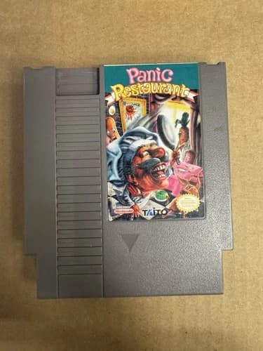 Panic Restaurant Nintendo NES Authentic Tested