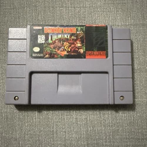 Donkey Kong Country (SNES,1994) - Cartridge Only Tested