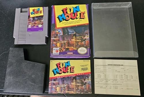 Fun House (Nintendo Entertainment System, 1991) Complete Authentic