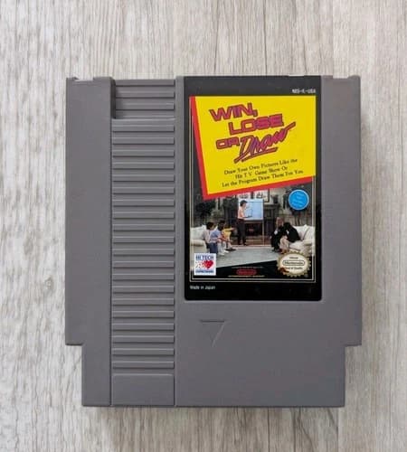 Win, Lose or Draw (Nintendo Entertainment System, 1990), Cartridge Only TESTED
