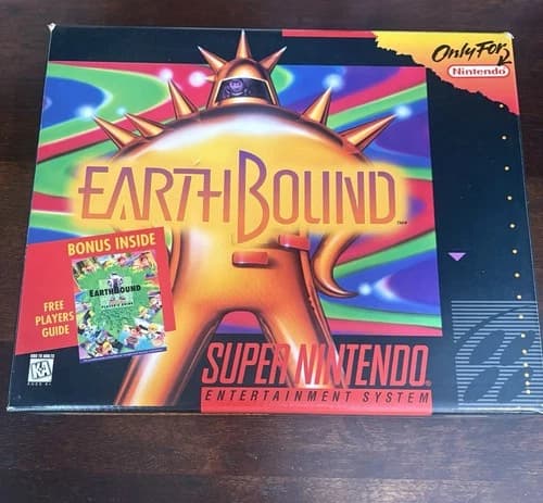EarthBound Big Box Complete In Box SNES 1995 Manual