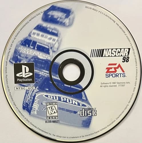 NASCAR 98 (Sony PlayStation 1, PS1) DISC ONLY | NO TRACKING | M797