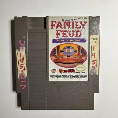 Nintendo NES: Family Feud Cartridge - Tested & WORKS