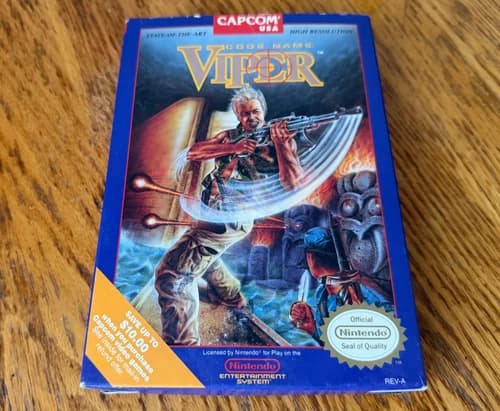 Code Name: Viper complete in box nintendo nes game