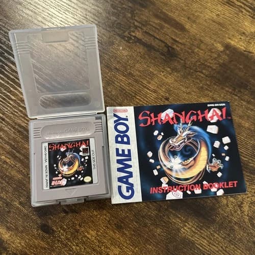 Shanghai (Nintendo Game Boy, 1990) Authentic Game Cartridge Only TESTED works!!!