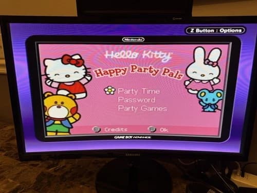Hello Kitty: Happy Party Pals (Nintendo Game Boy Advance, 2005) Authentic