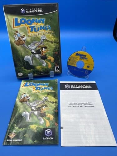 Looney Tunes: Back in Action (Nintendo GameCube, 2003) ~ CIB w/ Manual ~ TESTED!