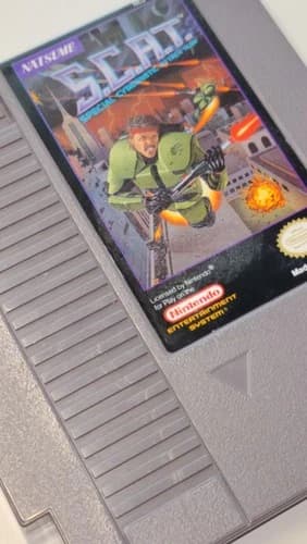 S.C.A.T.: Special Cybernetic Attack Team Nintendo 1991 SCAT NES CLEANED/TESTED