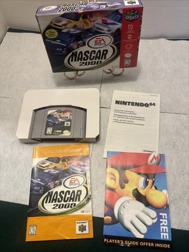 NASCAR 2000 (Nintendo 64 N64, 1999) - CIB Complete