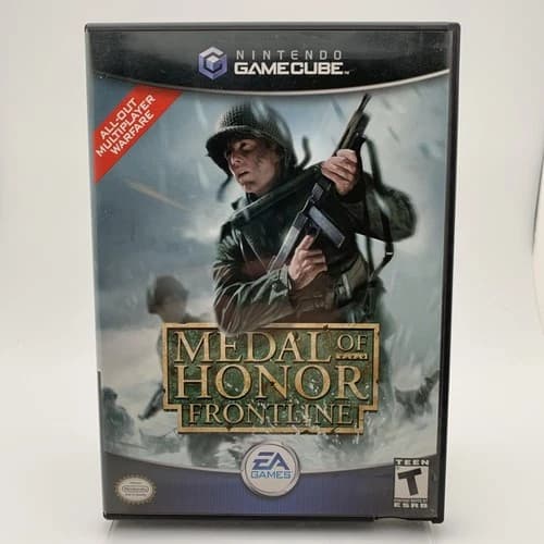 Medal of Honor: Frontline (Nintendo GameCube, 2004) CIB, Tested