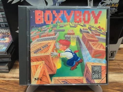 BoxyBoy (Turbo Grafx 16) - CIB Complete w/ Cart Sleeve