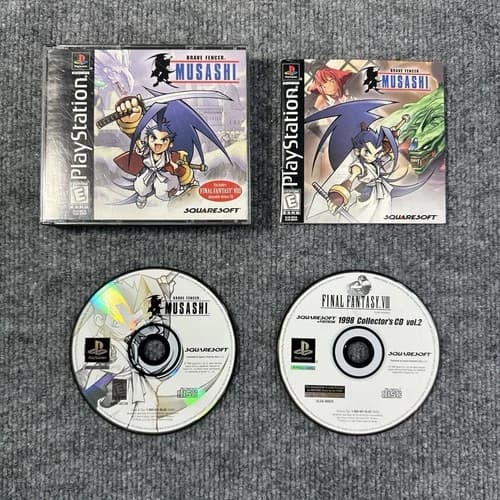 Brave Fencer Musashi (Sony PlayStation 1, 1998) CIB PS1 Demo and Manual!