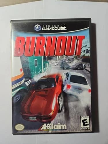 Burnout 1 (Nintendo GameCube GC) Authentic Game Disc USA NTSC Burn Out CIB
