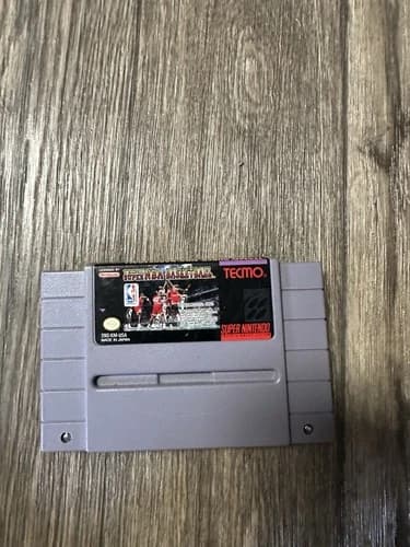 Tecmo Super NBA Basketball SNES Game (Super Nintendo, 1993) Tested