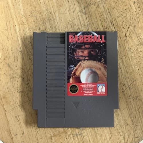 Tecmo Baseball (Nintendo Entertainment System, 1989) NES Tested Works Authentic