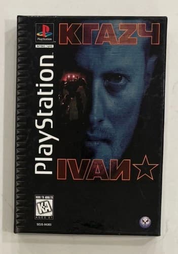 Krazy Ivan (Sony PlayStation 1 PS1, 1996) Complete Long Box Reg Card Tested