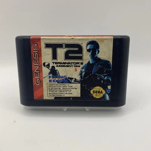 T2 Terminator 2 Judgment Day Sega Genesis Loose Cartridge Only, Tested Works
