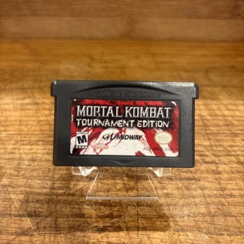 Mortal Kombat Tournament Edition Game Boy Advance Cartridge TESTED w/ PROTECTOR