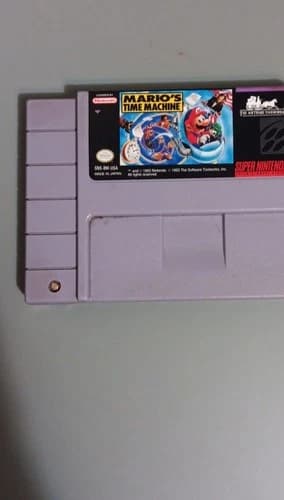 Mario's Time Machine Super Nintendo SNES 1993 The Software Toolworks