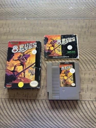 8 Eyes Nintendo NES Video Game Complete in Box