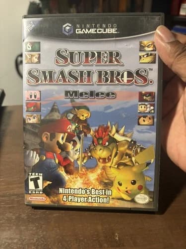 Super Smash Bros. Melee Nintendo GameCube CIB Complete w/ Manual