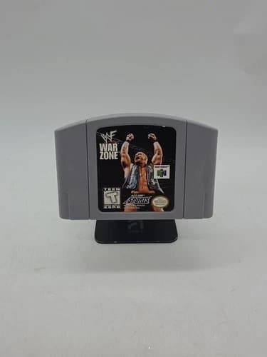 WWF War Zone Nintendo 64 1998 Wrestling Game N64 Authentic Near Mint Tested