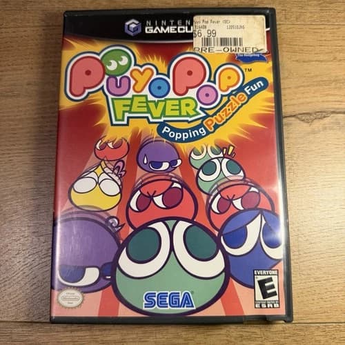 Puyo Pop Fever Nintendo GameCube 2004 Complete In Box CIB Tested & Working