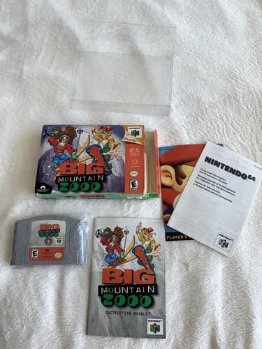 Big Mountain 2000 (Nintendo 64 N64) CIB Complete in box tested working