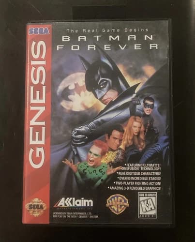 Batman Forever Sega Genesis Complete