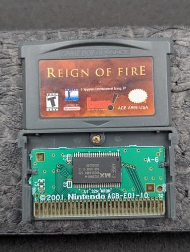 Reign of Fire (Nintendo Game Boy Advance, 2002) Cart Only Authentic Tested GBA