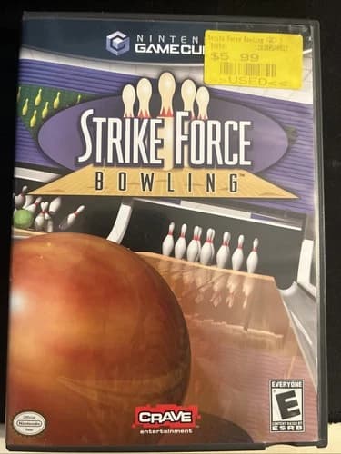 Strike Force Bowling Nintendo GameCube - Tested & Working