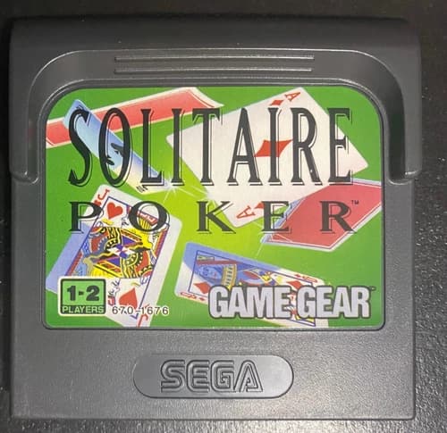 Solitaire Poker - Sega Game Gear - Sega - Good Condition
