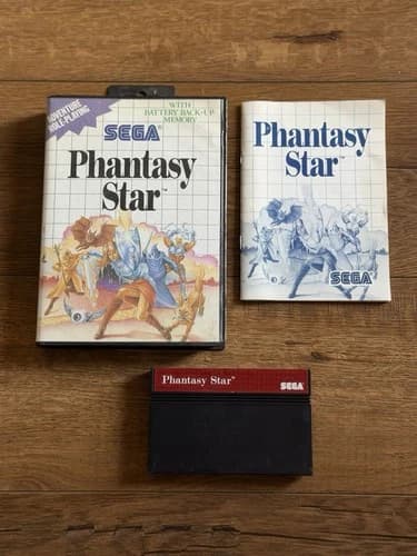 Phantasy Star - Sega Master System - CIB with Manual Tested and Working