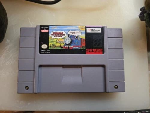 Thomas the Tank Engine & Friends Super Nintendo 1993 SNES Tested Authentic