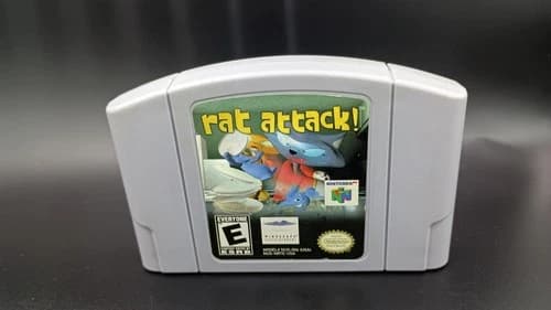 Rat Attack! Attack Nintendo 64 N64 Authentic Tested
