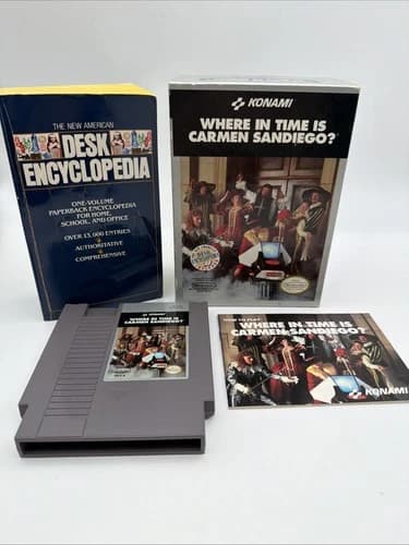 Where in Time is Carmen Sandiego (Nintendo Entertainment System) Complete CIB