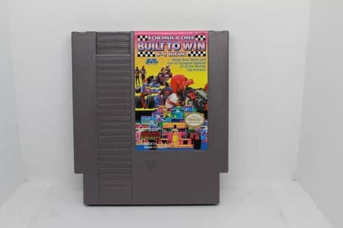 Formula One: Built to Win (Nintendo Entertainment System, 1990) Tested & Working
