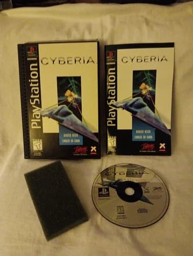 Cyberia for the Playstation 1 (PS1) Complete in Box - CIB Long Box Tested