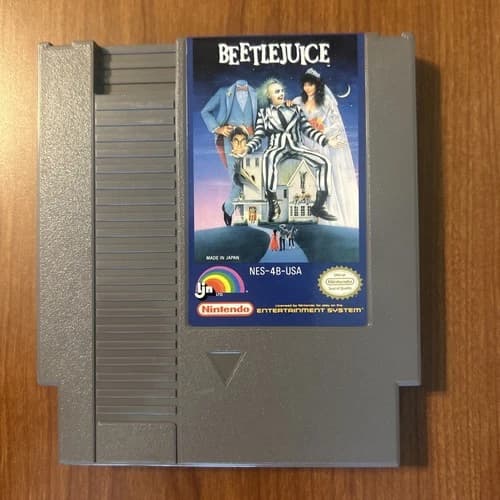 Beetlejuice NES (Nintendo Entertainment System, 1991) Cartridge Cleaned & Tested