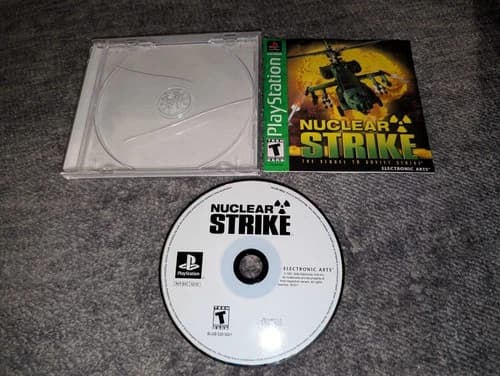 Nuclear Strike PS1 PlayStation 1 Greatest Hits - Complete/CIB! Tested & Working!